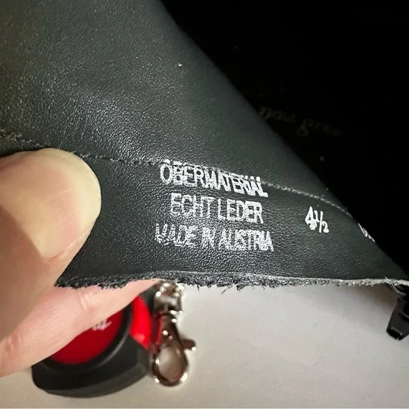 PAUL GREEN Black Leather Ankle Boots Size 7 Buttery Soft Leather EUC side zipper - Picture 6 of 12